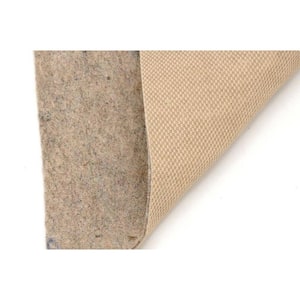 All-Surface Thin Profile 2 ft. x 4 ft. Fiber and Rubber Backed Dual Surface Non-Slip Rug Pad