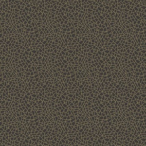 Metallic Fx Black and Gold Geometric Shards Non-Woven Wallpaper
