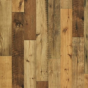 Take Home Sample-Smoked Umber Oak Waterproof Laminate Wood Flooring 5 in x 7 in.