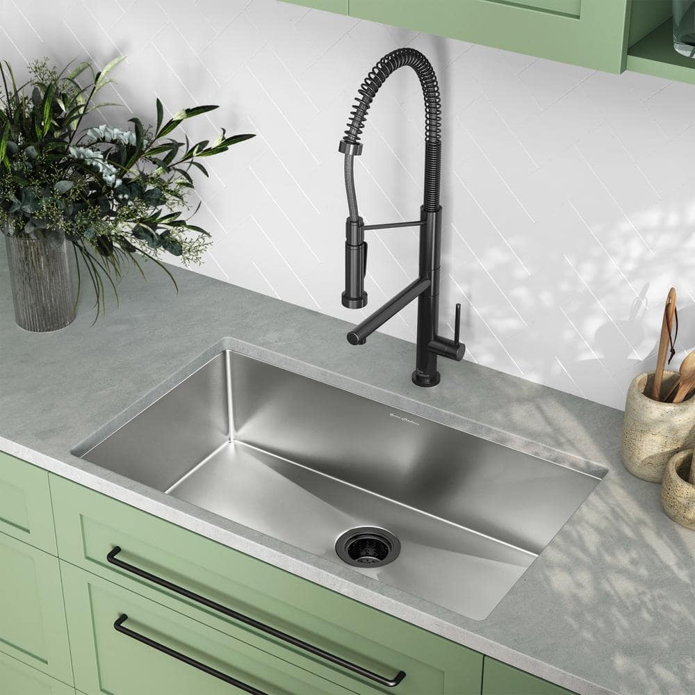 Rivage 32" Stainless Steel Single Basin Undermount Kitchen Sink
