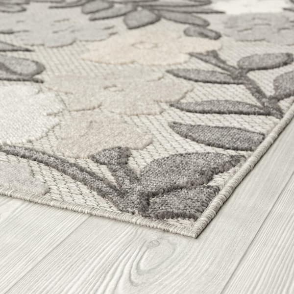 Tayse Nature Seashore Nautical Area Rug - Beige Beige