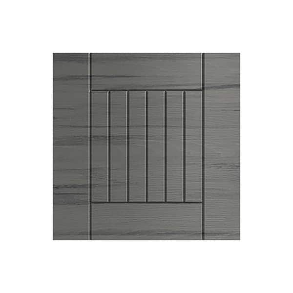 WeatherStrong Daytona 13 in. W x 0.75 in. D x 13 in. H Gray Cabinet Door Sample Dark Ash Matte