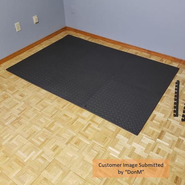 Foam Interlocking Gym Floor Tiles, Trafficmaster Garage Flooring Installation
