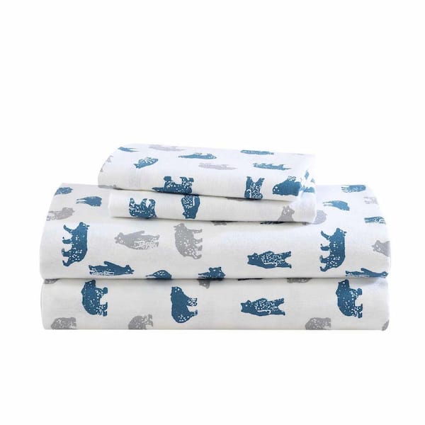 Eddie Bauer Bear Mountain Flannel Sheet Set