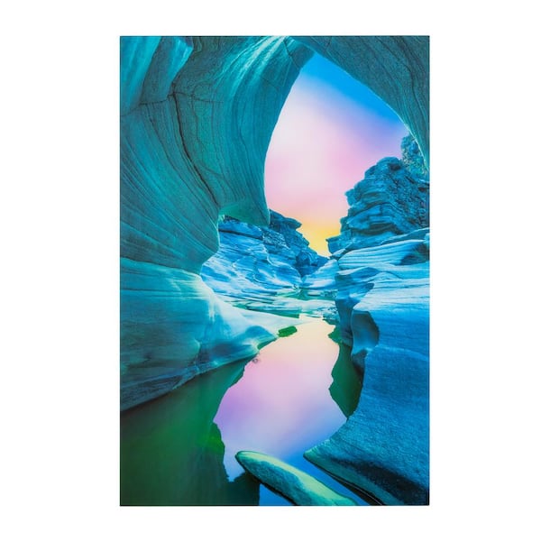 Yosemite Home Decor "Canyon View" Unframed Color Nature Photography Wall Art 47 in. x 32 in .