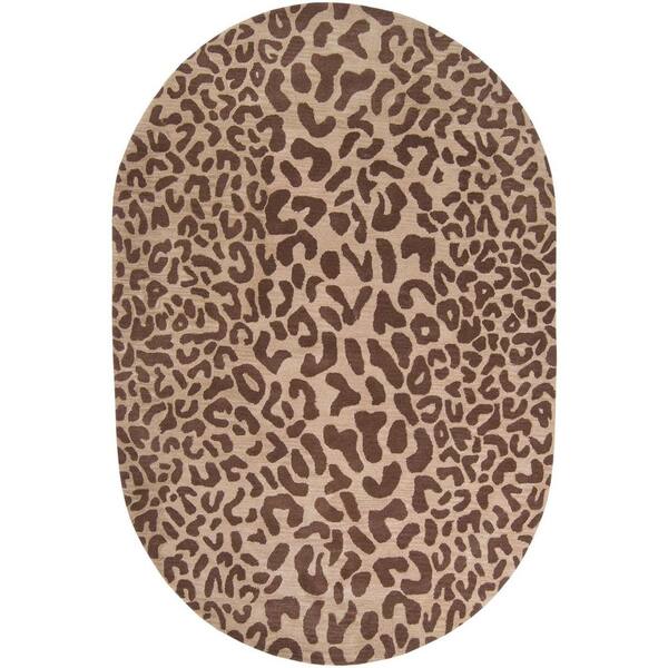 Artistic Weavers Bicauri Chocolate 6 ft. x 9 ft. Oval Indoor Area Rug