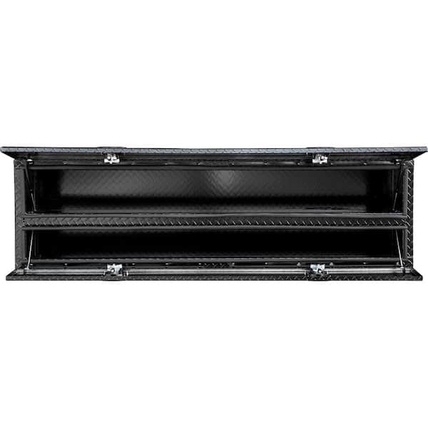 BUYERS PRODUCTS 21x18x72 Inch Gloss Black Diamond Tread Top BUYERS PRODUCTS 21x18x72 Inch Gloss Black Diamond Tread Top