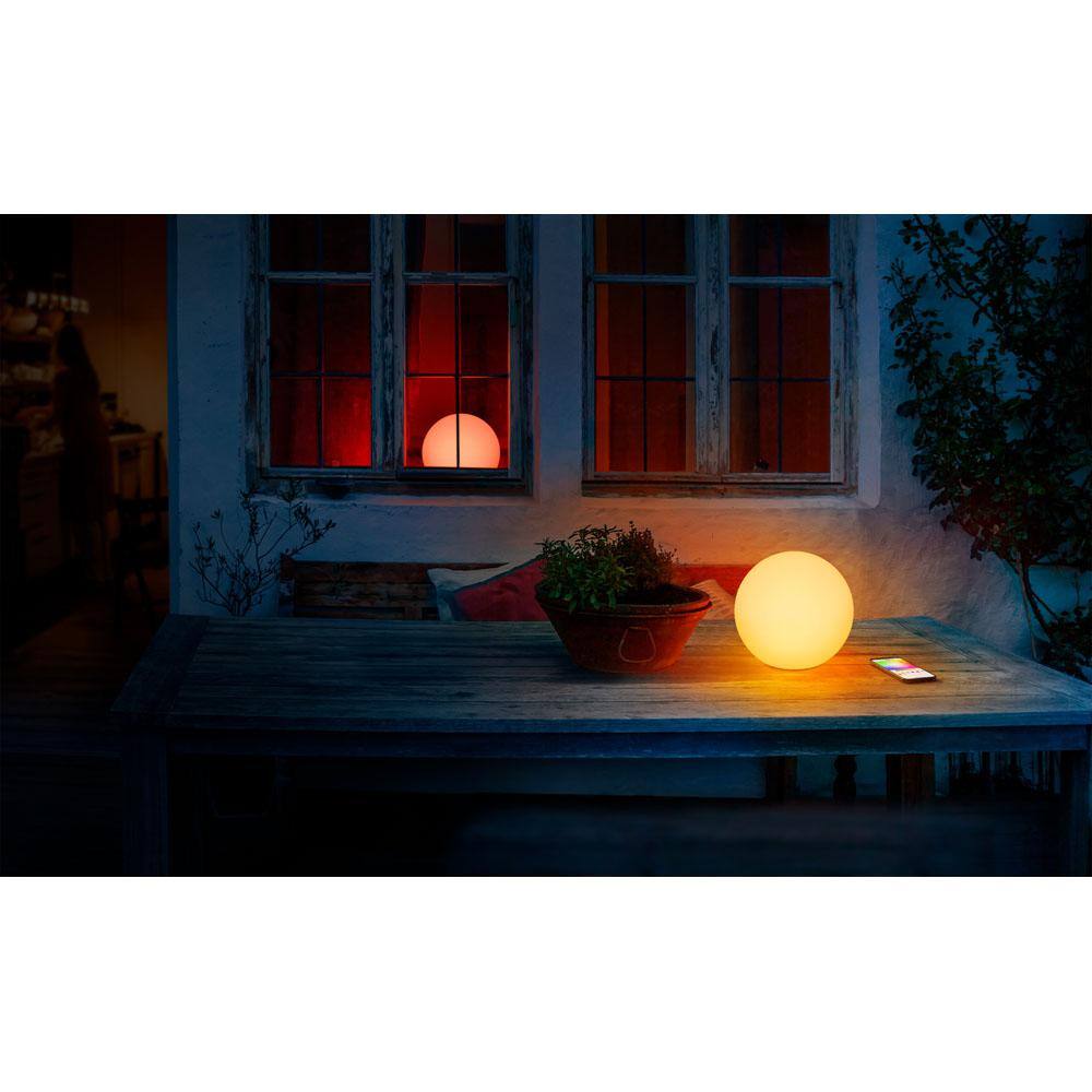 White Portable Smart LED Lamp with Adjustable Brightness