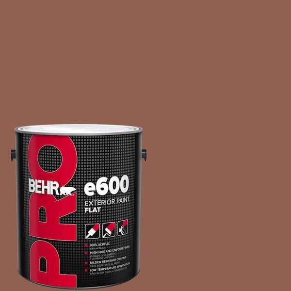 BEHR PRO 1 gal. #210F-7 Brown Thrush Flat Exterior Paint