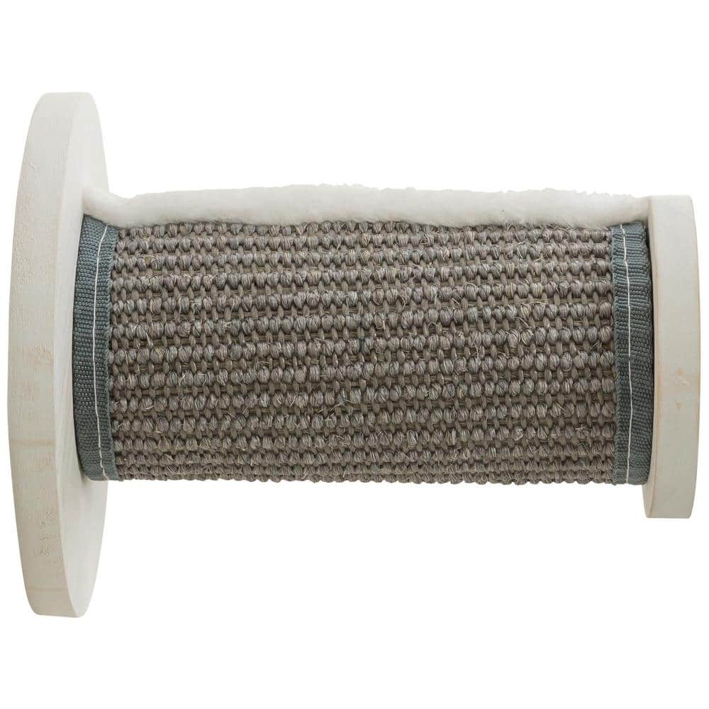 White and Gray Sisal Wall Mounted Cat Climbing Steps