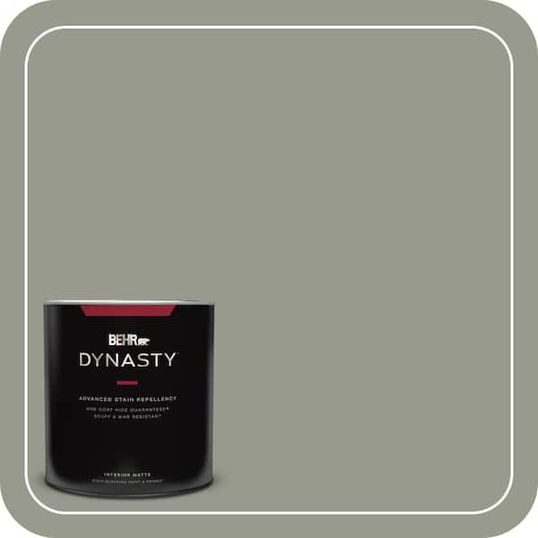 BEHR DYNASTY 1 qt. #MQ6-21 Hunters Hollow One-Coat Hide Matte Interior Stain-Blocking Paint and Primer