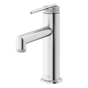 Sterling Single Handle Single-Hole Bathroom Faucet in Brushed Nickel