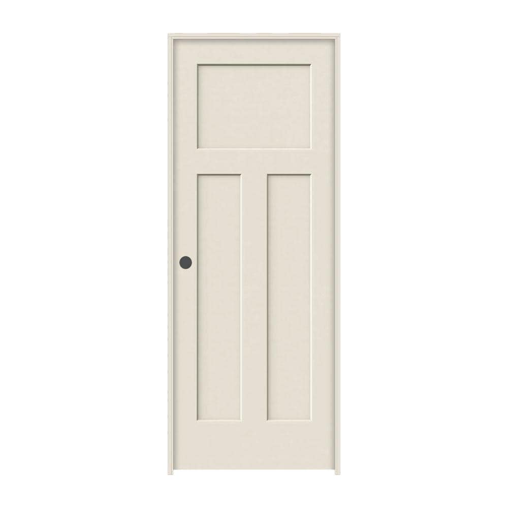 MA300 - MAHOGANY 3 PANEL SQUARE TOP INTERIOR DOOR (1-3/4)