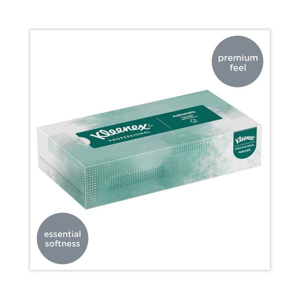 KABEさま♡グレイッシュグリーン Kleenex Naturals Facial Tissue 2-Ply (125 Sheet/Box, 48 Boxes