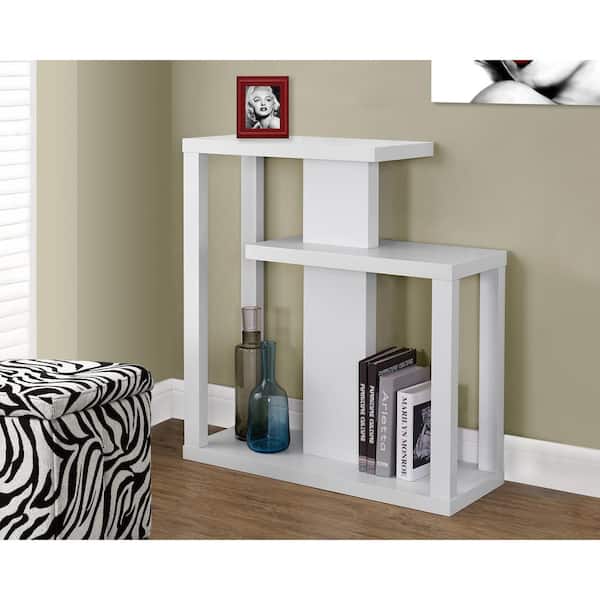 White Standard Rectangle Console Table, Monarch Console Table Instructions