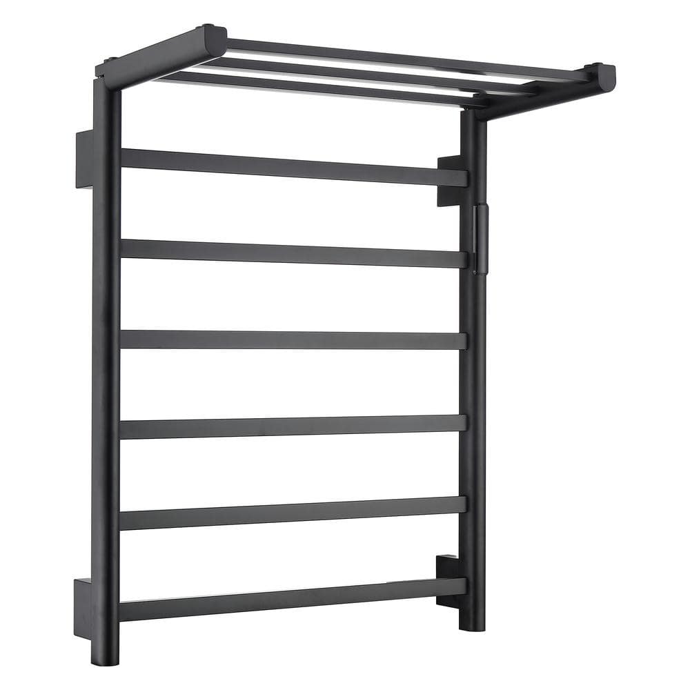 6-Towel Electric Heated Holders Stainless Steel Wall Mounted Towel Warmer D
