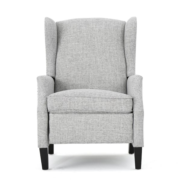 Noble House Wescott Grey Polyester Recliner