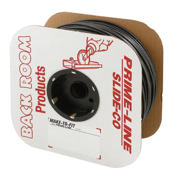Prime-Line 0.250 in. x 500 ft. Black Foam Screen Retainer Spline