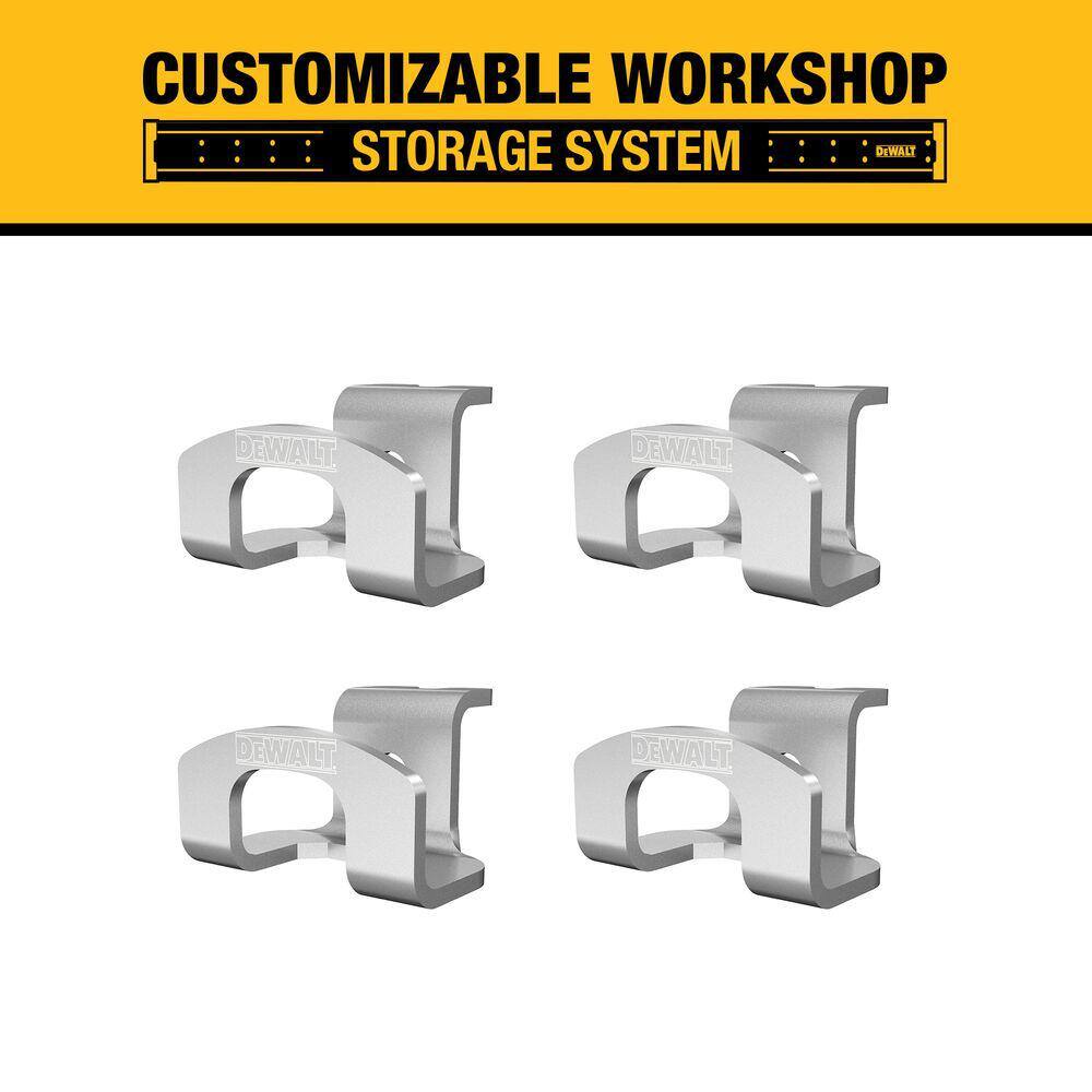 Heavy-Duty Steel Cordless Power Tool Hang Hooks, 4 Pieces