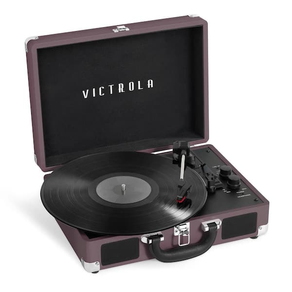 Victrola Journey Bluetooth Suitcase Record Player with 3-Speed Turntable