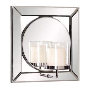 Lula Square Mirror with Candle Holder