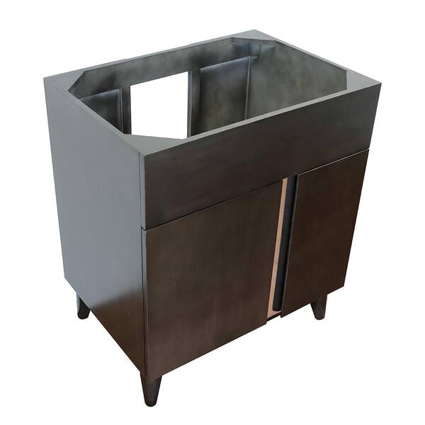 Stainless steel vanity countertop by Ridalco