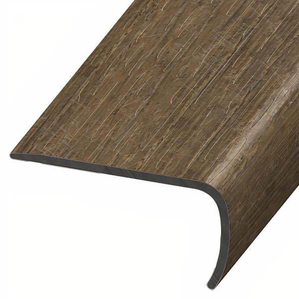 ASPEN FLOORING Ridgewood 1 in. Thick x 2 in. Width x 94 in. Length Rigid Core Stair Nosing Vinyl Molding