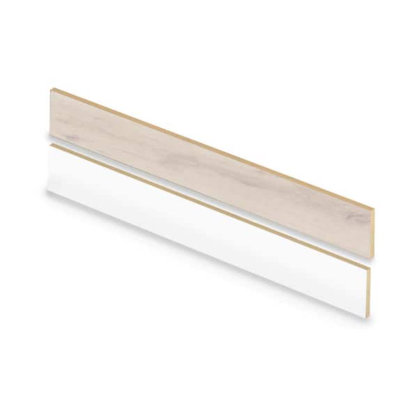 Cap A Tread Color 7395 47 in. L x 7.37 in. W x 0.56 in. T Vinyl Overlay Stair Reversible Riser