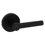 Kwikset Casey Matte Black Keyed Entry Door Handle Featuring SmartKey ...