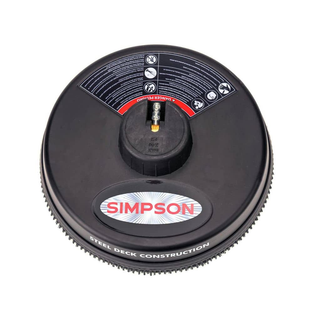 SIMPSON Universal 15 in. 3700 PSI Pressure Washer Surface Cleaner with Nozzle Cleaning Tool