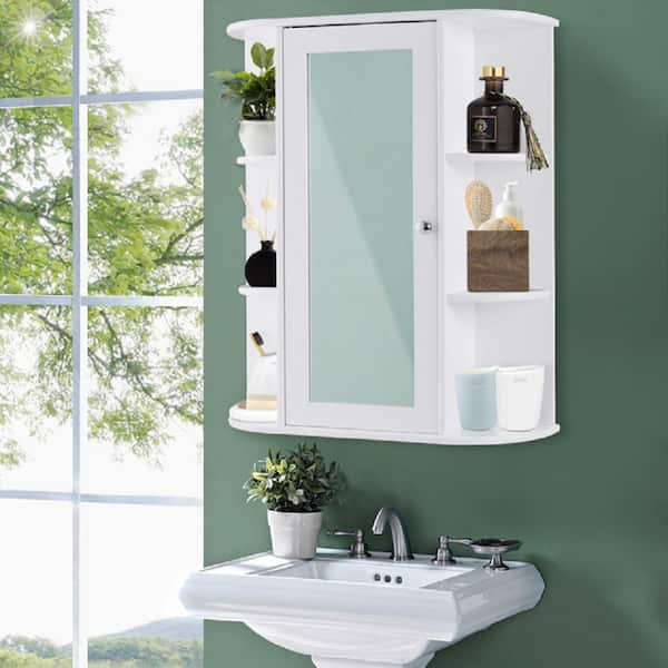 32.5cm Modern Bathroom Over The Door Shower Caddy with Storage