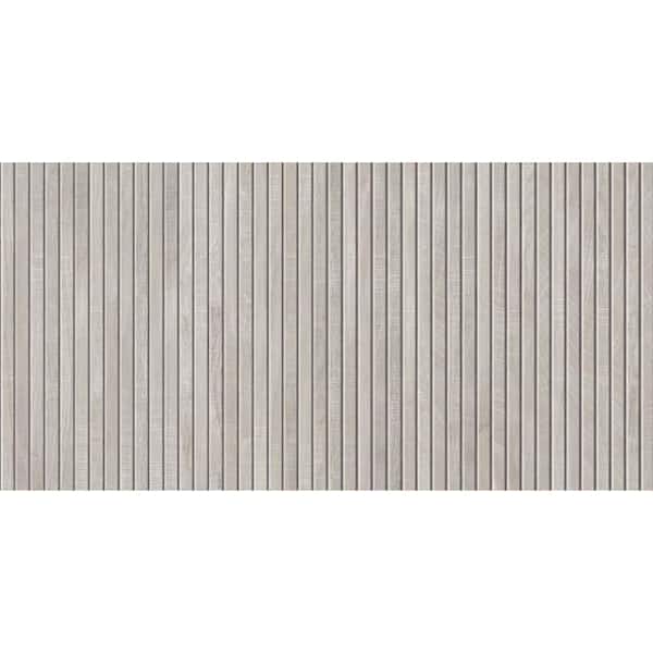Apollo Tile Bois Gray 4 in. x 0.43 in. Matte Porcelain Subway Deco Wall and Floor Sample Tile (0.14 Sq. ft./case) (1-pack)