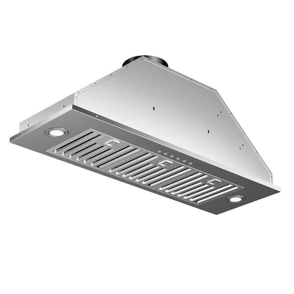 Throes 36 in. 600 CFM Convertible Ducted to Ductless Insert Range