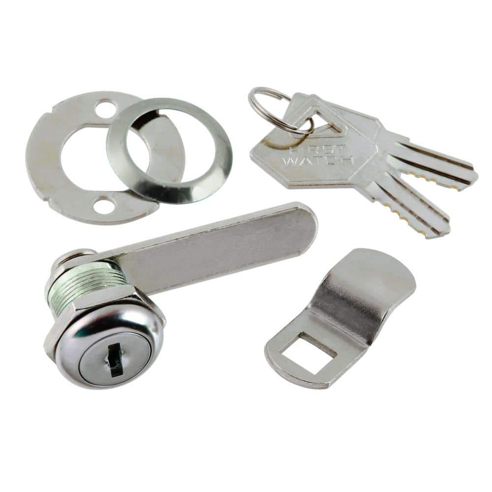 8 Pcs Door Safety Locks Push to Open Cupboard Locks Cabinet Self-Locking Latches, Size: 5.8X2.9X2.7CM, Silver