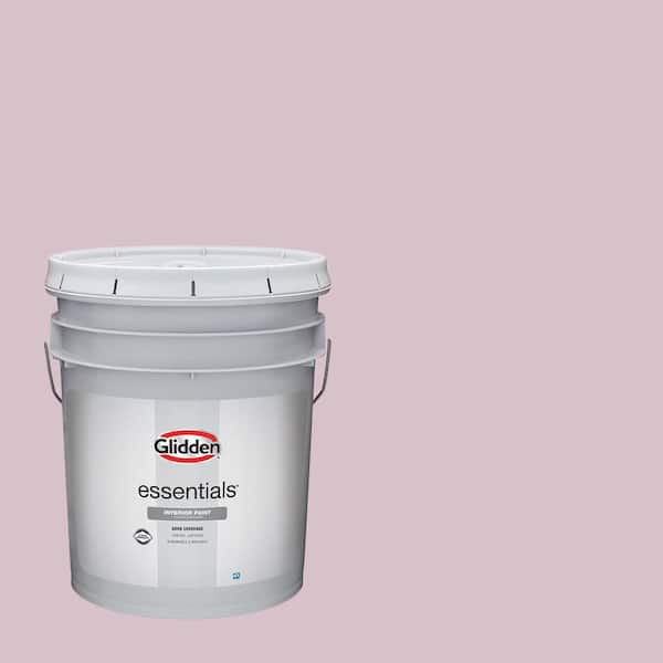 Glidden Essentials 5 gal. PPG1046-3 Old Mission Pink Semi-Gloss Interior Paint