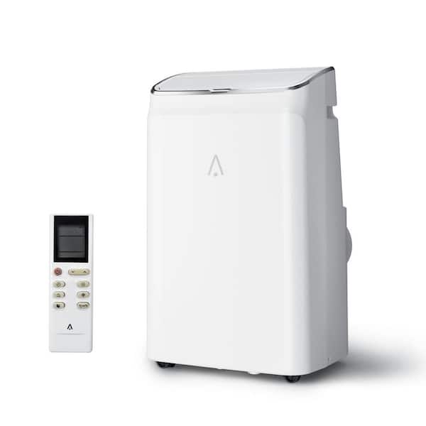 9,300 BTU (14,000 BTU ASHRAE) 115-Volt Portable Air Conditioner Cools 750 sq. ft. with Dehumidifier and Remote in White