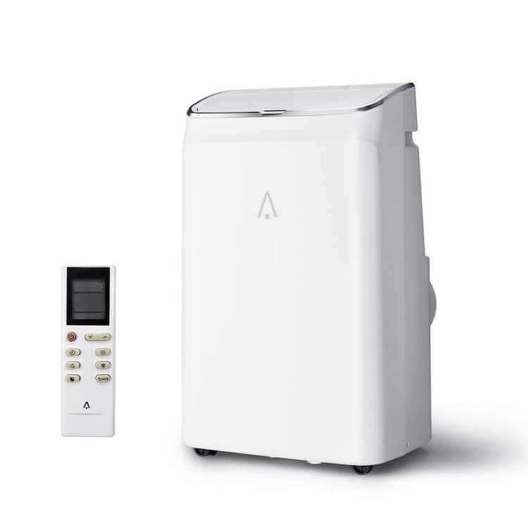 Garvee 9,300 BTU (14,000 BTU ASHRAE) 115-Volt Portable Air Conditioner Cools 750 sq. ft. with Dehumidifier and Remote in White