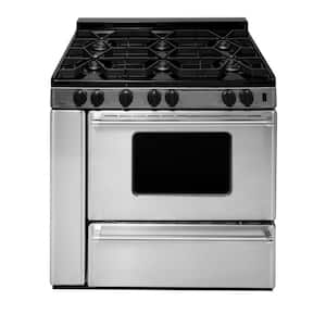 ProSeries 36 in. 3.91 cu. ft. Gas Range in Stainless Steel