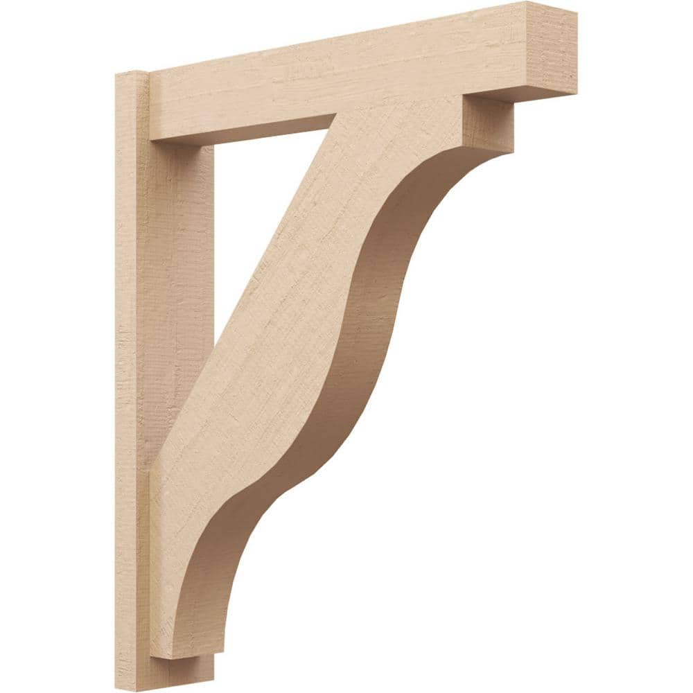 6 in. x 36 in. x 30 in. Funston Block Rough Cedar Woodgrain Timberthane Polyurethane Outlooker, Primed Tan price history on PriceWatchPro
