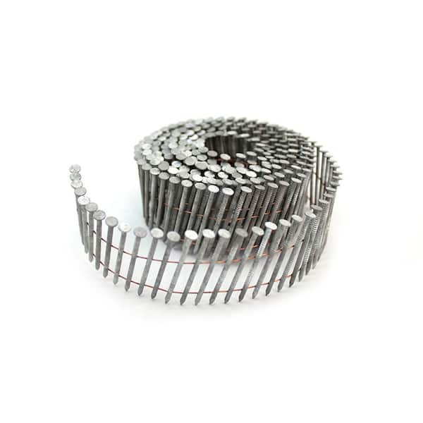 15° 1-3/4 in. Wire Collated Hot-Dipped Galvanized Ring Shank Coil Siding Nails-3,600 Count-for Siding and Cedar Shingles