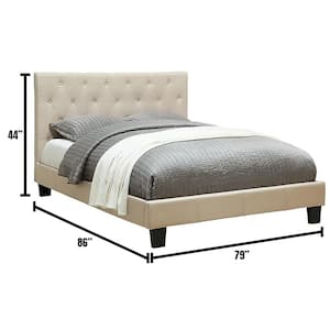 Leeroy E.King Bed in Ivory