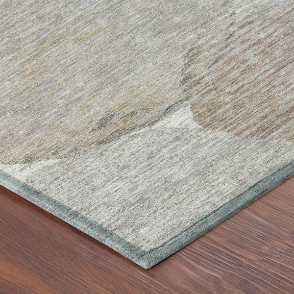 Chantille Machine Washable Indoor/Outdoor Abstract ACN2744 Taupe 2 ft. x 3 ft. Accent Rug