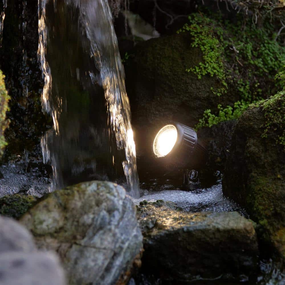 Set of 3 Warm White LED Outdoor Landscape Spotlights