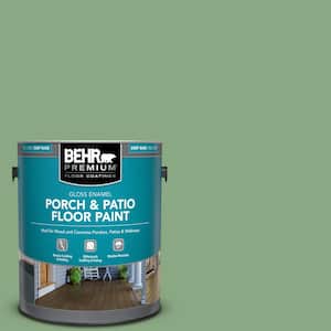 1 gal. #M400-5 Baby Spinach Gloss Enamel Interior/Exterior Porch and Patio Floor Paint