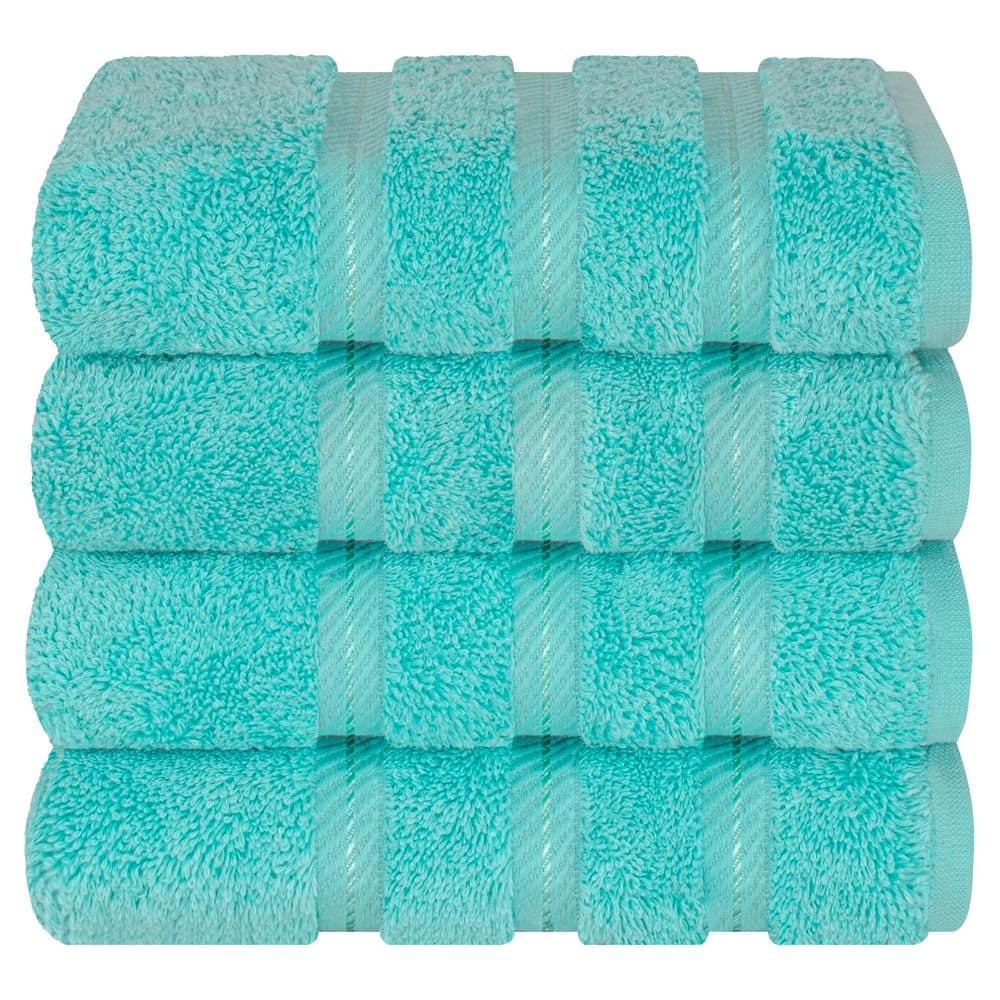 Deep Mahogany 4 Piece Soft Cotton Bath Towels Set