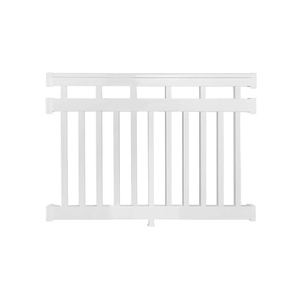 Hallandale 3.5 ft. H x 4 ft. W Vinyl White Railing Kit price history on PriceWatchPro
