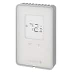 CADET TH106 Programmable Digital Thermostat, 120/240/208V, White 