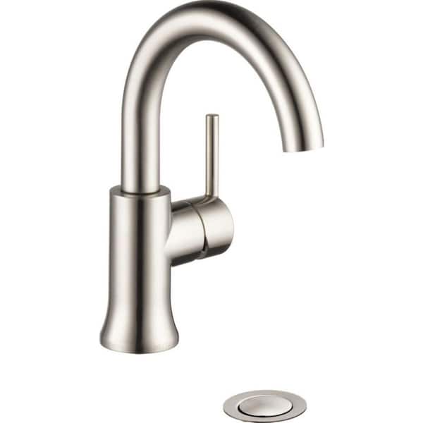 Single Hole Faucet Single-handle Bathroom Faucet with Drain Assembly
