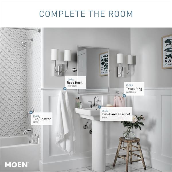 MOEN Essie Single Handle 5 Spray Tub and Shower Faucet in Chrome