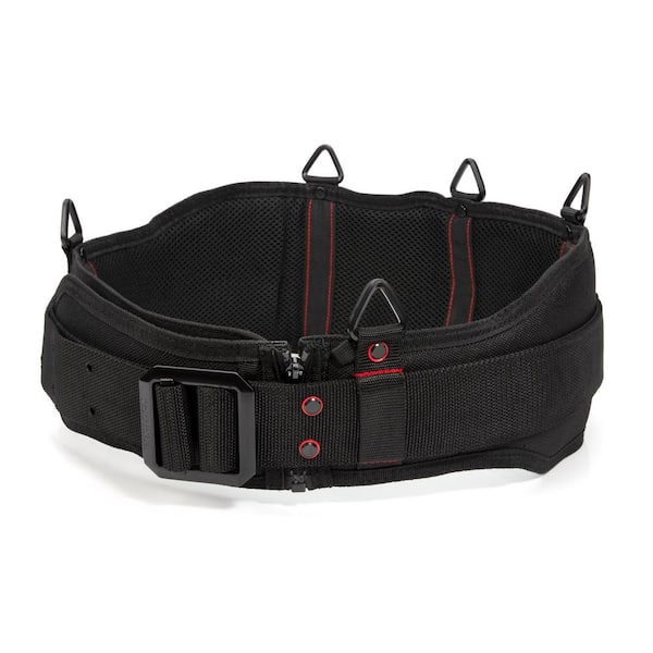 PROLOCK Unisex 60 Black Extra Padded Belt with Steel Buckle